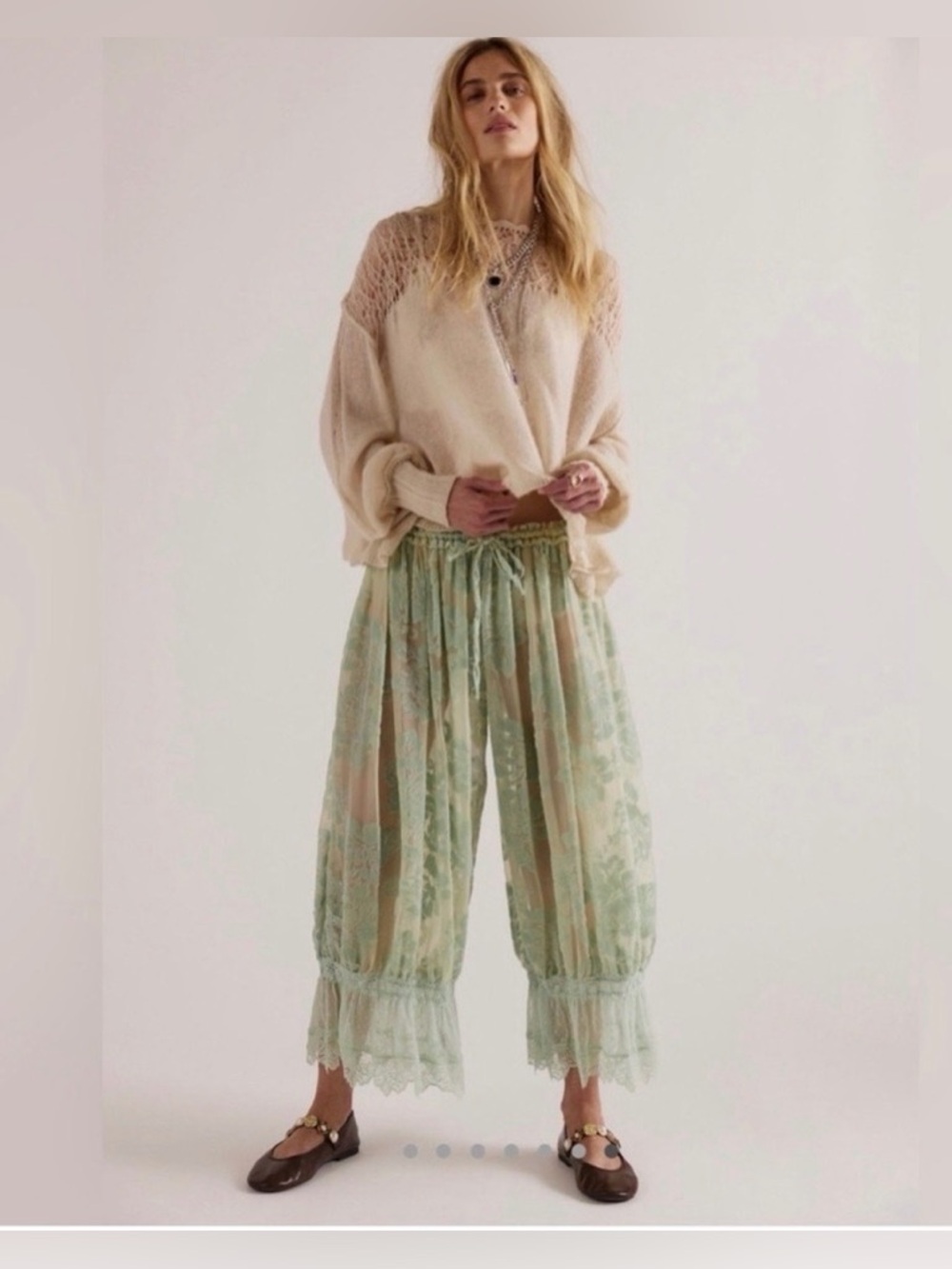 Free people Forever young burnout pants Bloomers - Picture 2 of 12